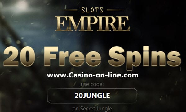 Slots Empire no deposit bonus codes